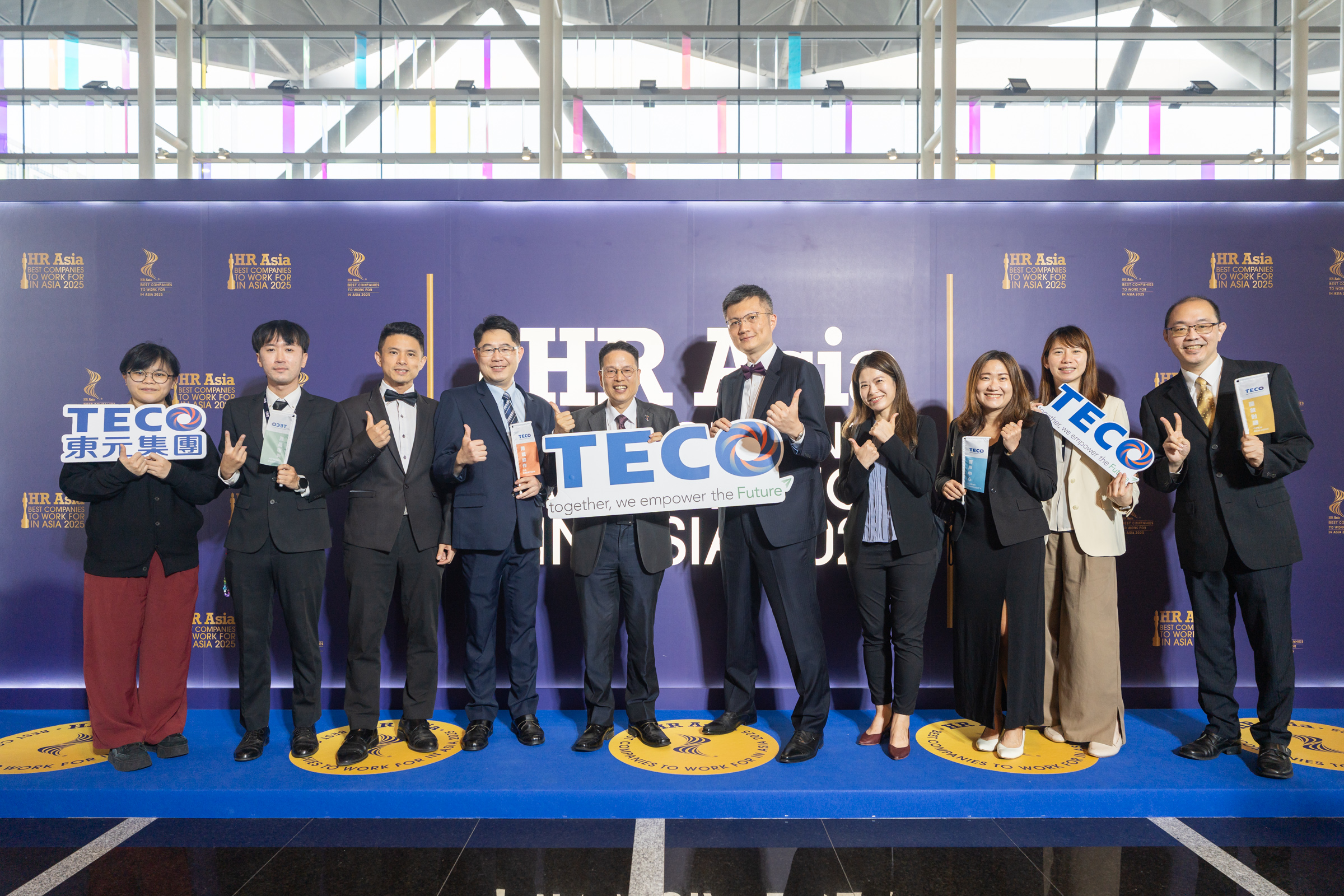 东元获颁《HR Asia》2025 「亚洲最佳企业雇主奖」与「职场永续奖」