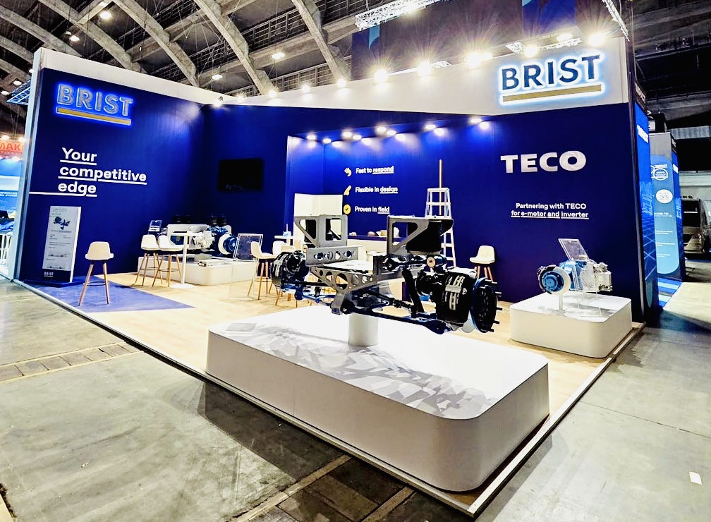 TECO Debuts at Busworld 2025 with Oil-Cooled Hair-Pin EV Powertrain, Teams Up with BRIST in Europe