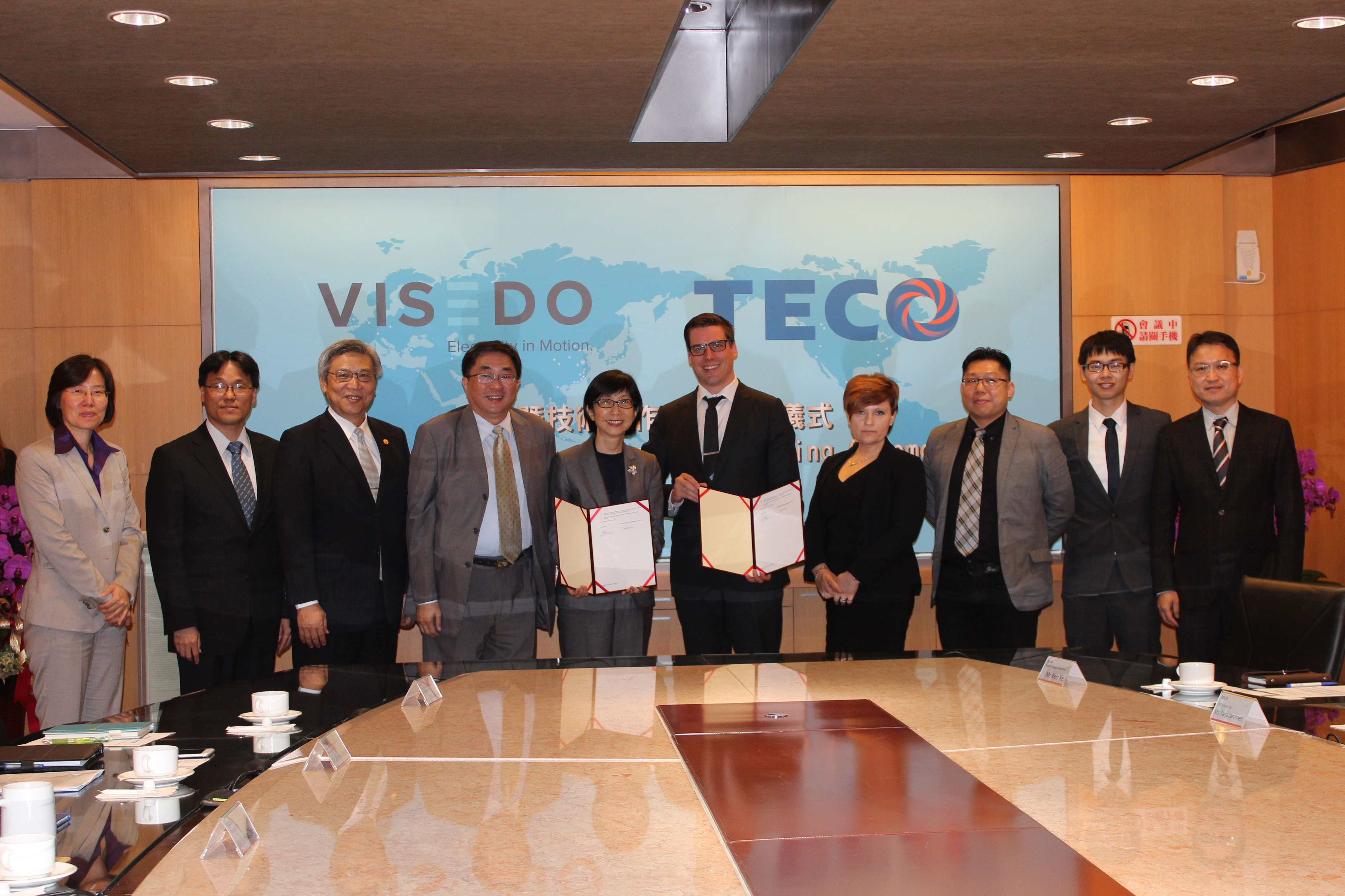 TECO inked production/sales and technological cooperation agreement with Visedo of Finland