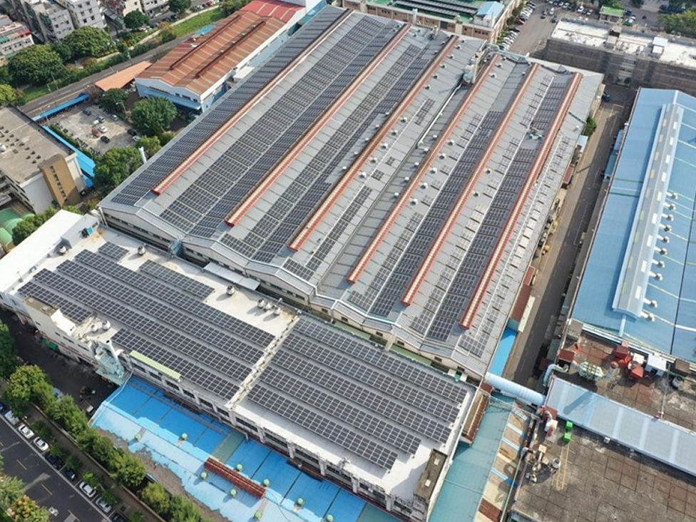 太阳能建置统包工程 - 东元中坜厂